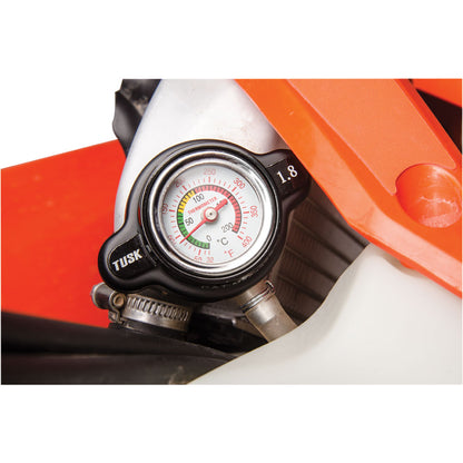 Tusk High Pressure Radiator Cap with Temperature Gauge 1.8 Bar