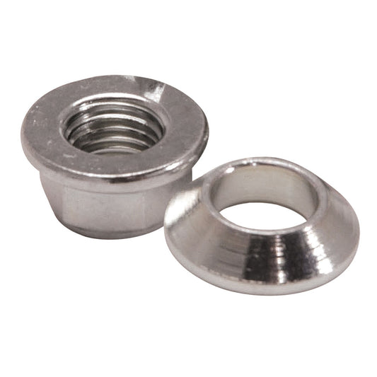 Tusk Universal Chrome Flange/Tapered Locking Lug Nut 10mm x 1.25mm Thread Pitch w/14mm Head