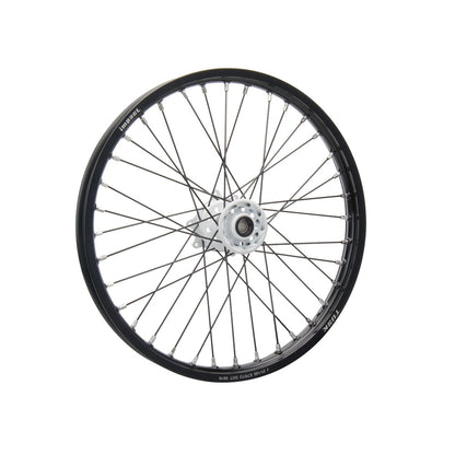 Tusk Impact Complete Wheel - Front 21 x 1.60 Silver Rim/Silver Spoke/Orange Hub
