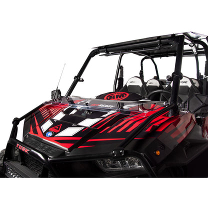 Tusk UTV Hard Coated Hinged Windshield +2-inch