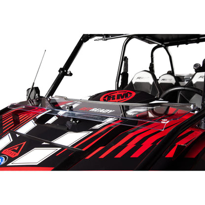 Tusk UTV Hard Coated Hinged Windshield +2-inch
