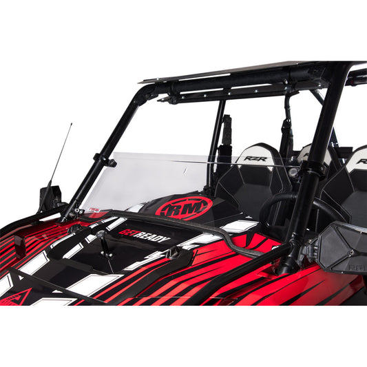 Tusk UTV Hard Coated Hinged Windshield +2-inch