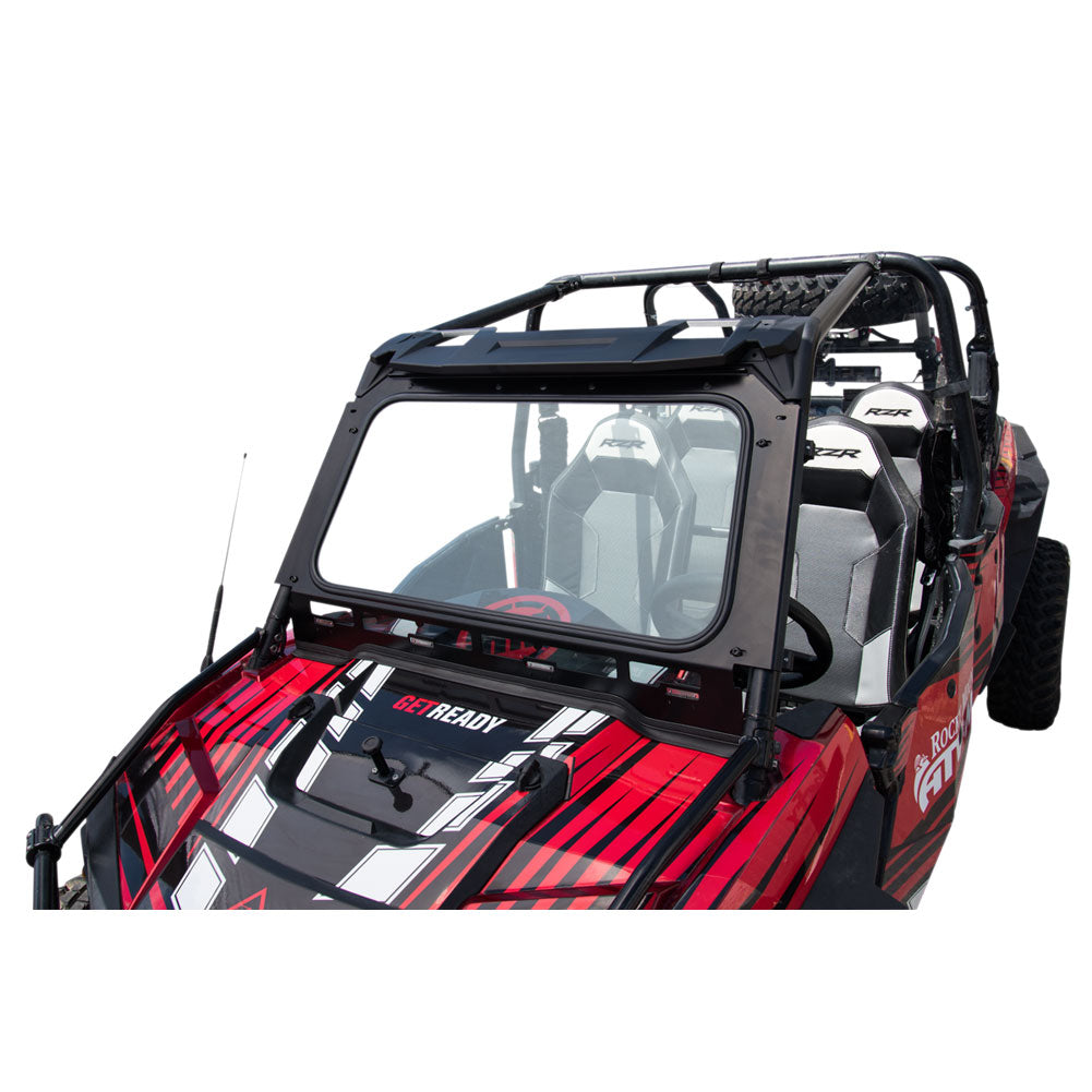 Tusk UTV Full Glass Windshield With Vent and 12" Windshield Wiper