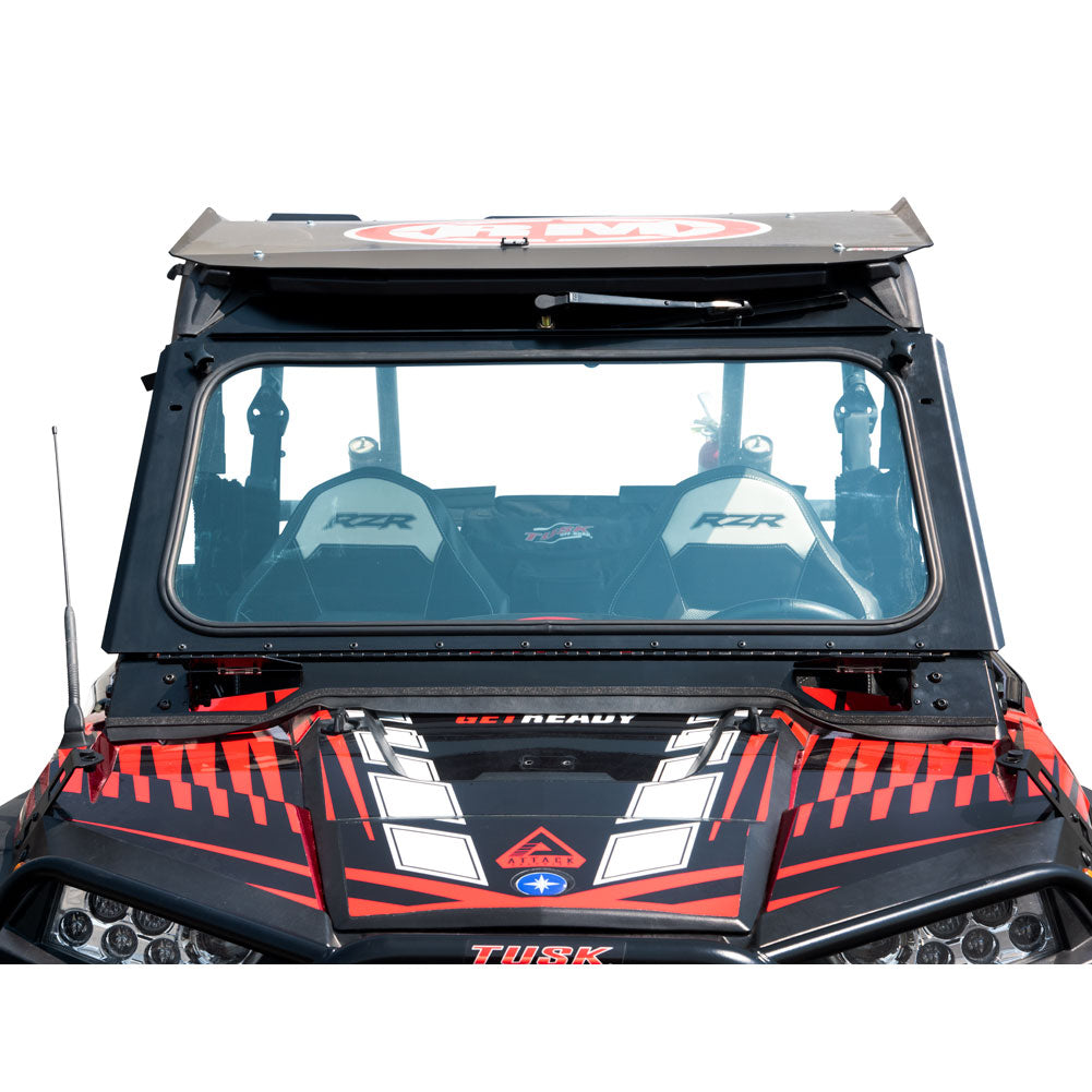 Tusk UTV Folding Glass Windshield with Windshield Wiper