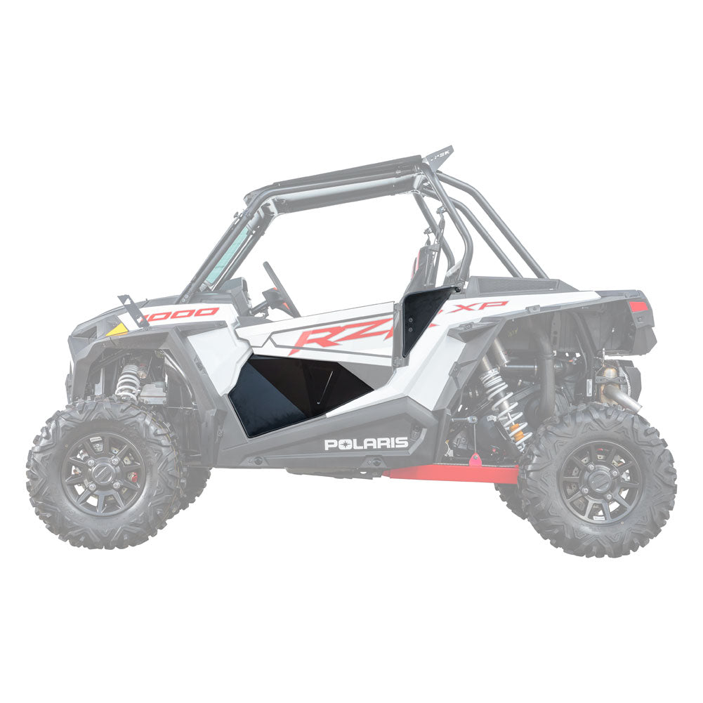 Tusk Aluminum Lower Door Inserts Black