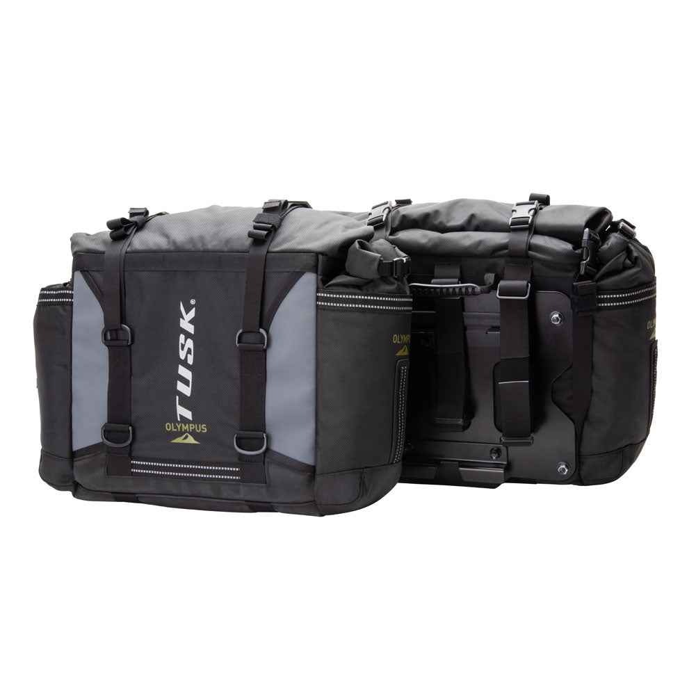 Tusk Pannier Racks With Olympus Pannier Bags