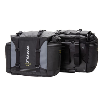 Tusk Pannier Racks With Olympus Pannier Bags