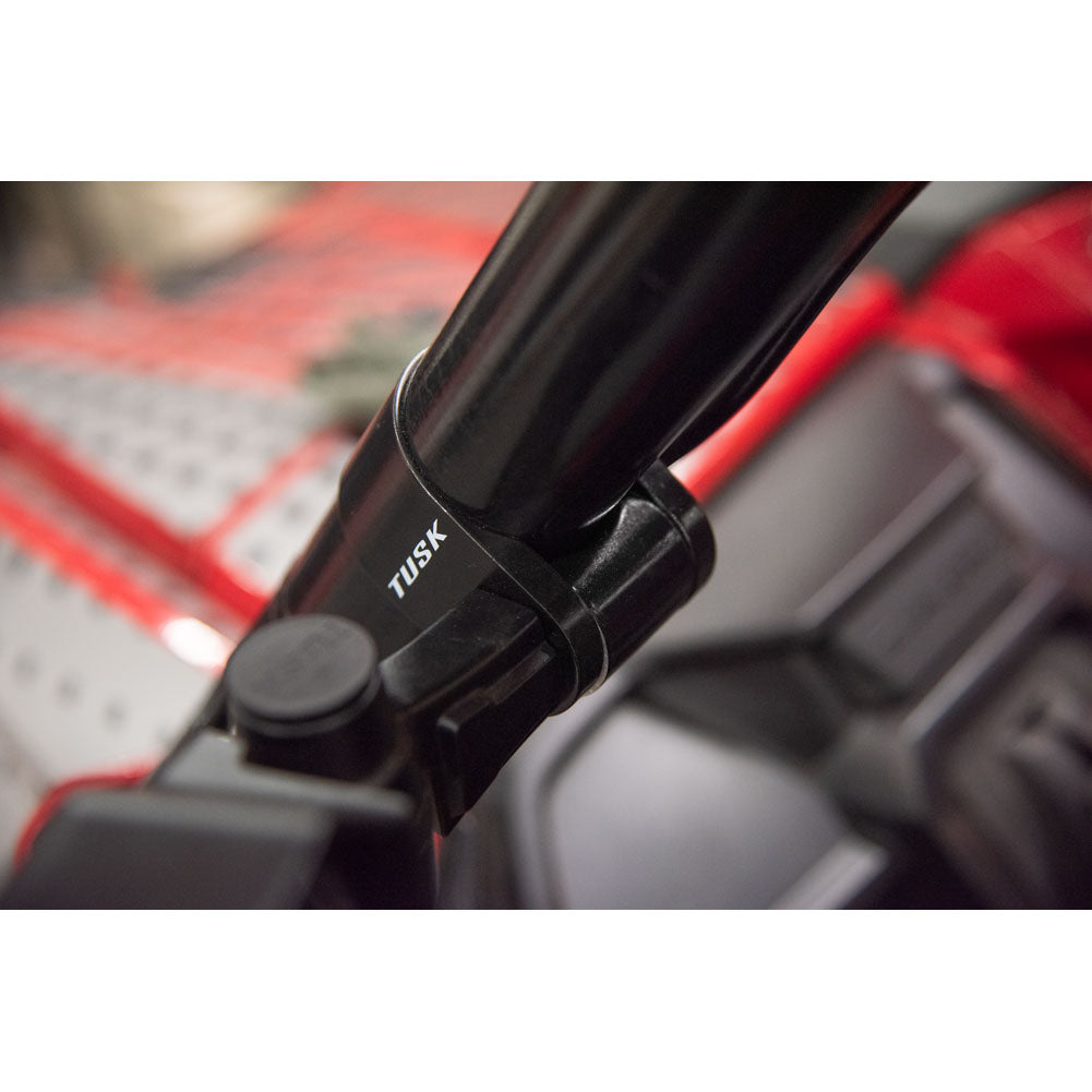 Tusk Pivot Folding Mirror Kit with Low Profile UTV Roll Cage Clamp