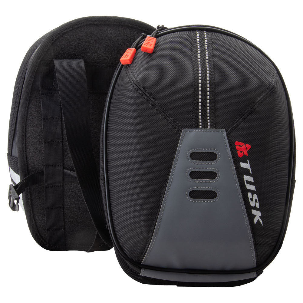 Tusk Sidekick Tank Saddlebag Kit for RE Himalayan Black/Grey
