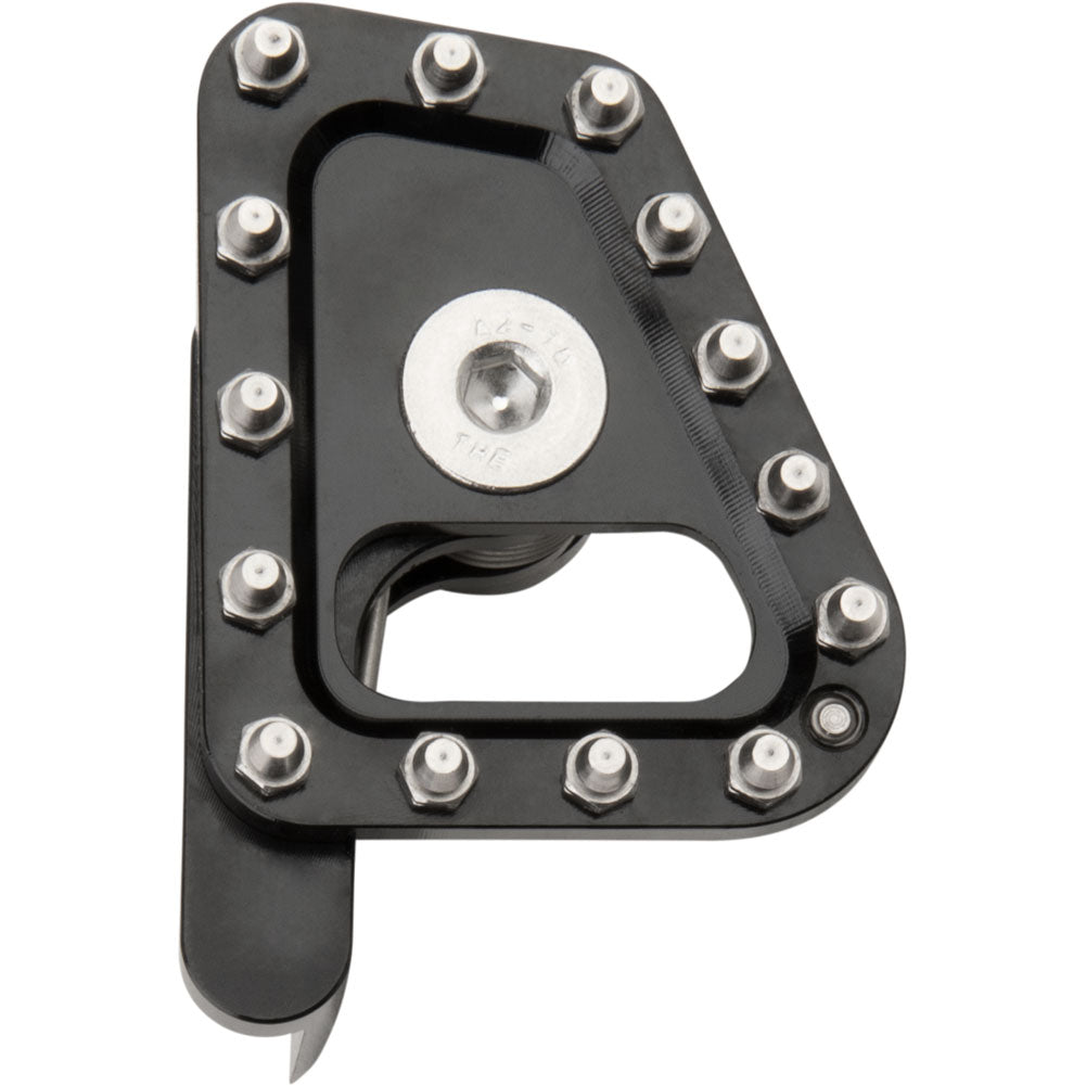 Tusk Aluminum Brake Pedal Replacement Oversized Toe Tip Black