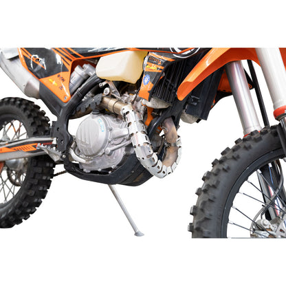Tusk Aluminum Pipe Guard 4-Stroke Silver