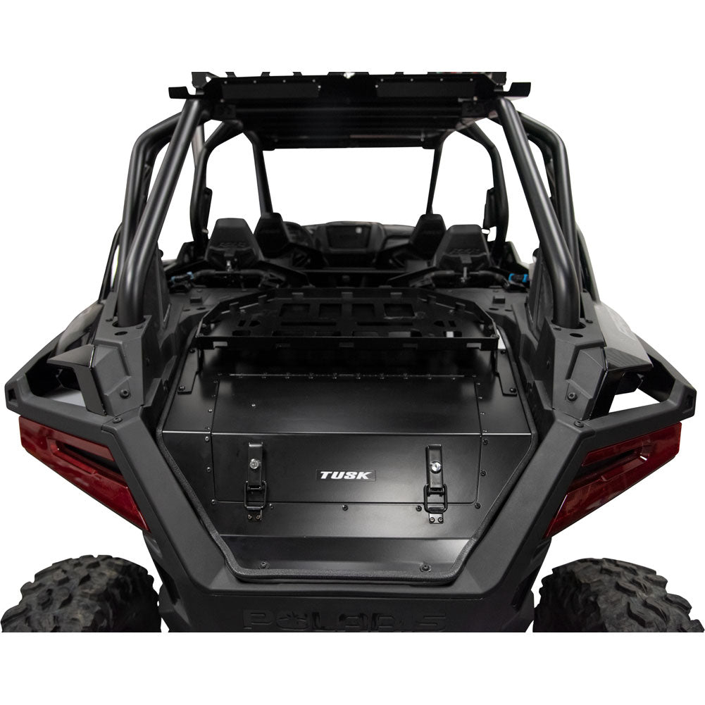 Tusk Cargo Hatch with Top Rack Black Powder Coated