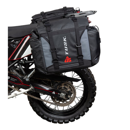 Tusk Pannier Racks With Olympus Pannier Bags