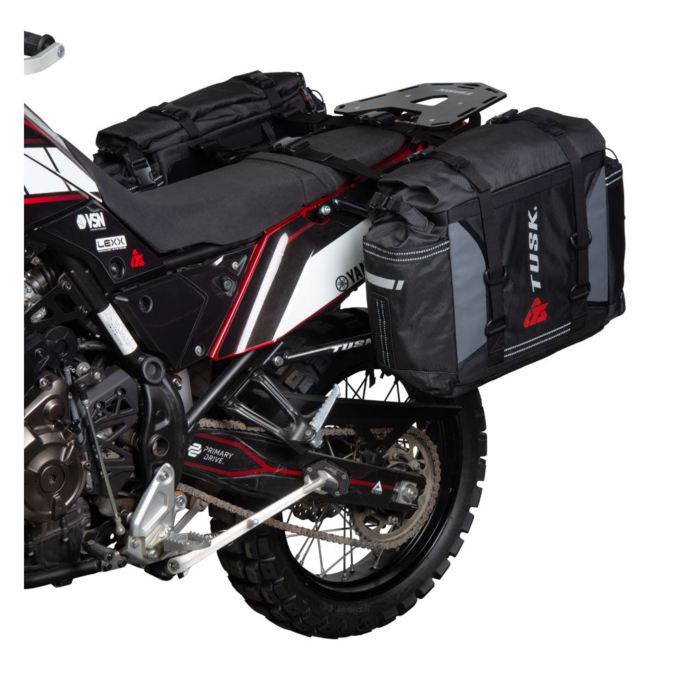 Tusk Pannier Racks With Olympus Pannier Bags