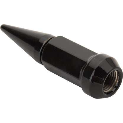 Tusk Spike Tapered Lug Nut 12mm x 1.25mm Thread Pitch w/ 17mm Head Black