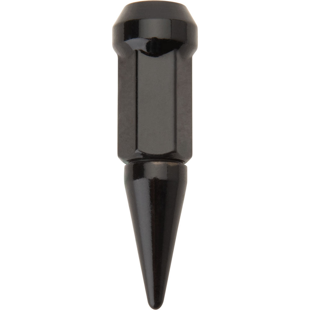 Tusk Spike Tapered Lug Nut 12mm x 1.25mm Thread Pitch w/ 17mm Head Black