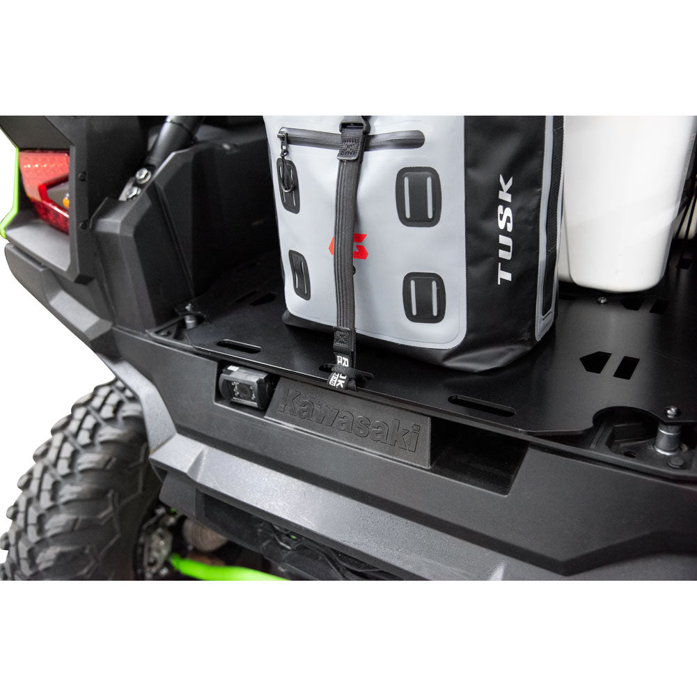 Tusk UTV Bed Cargo Rack Black Powder Coated