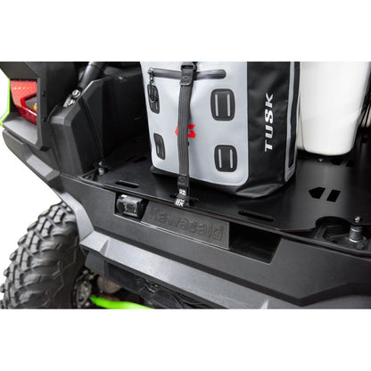 Tusk UTV Bed Cargo Rack Black Powder Coated