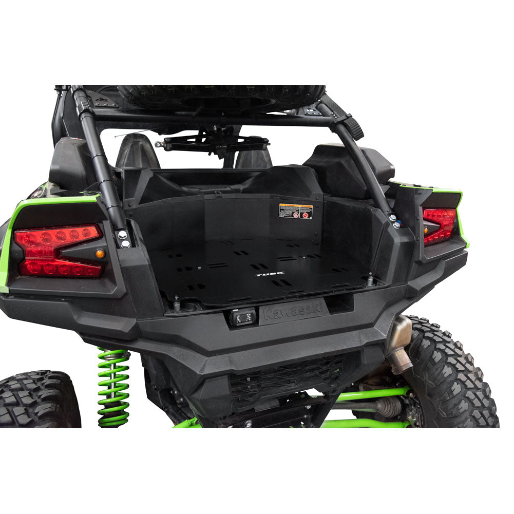 Tusk UTV Bed Cargo Rack Black Powder Coated