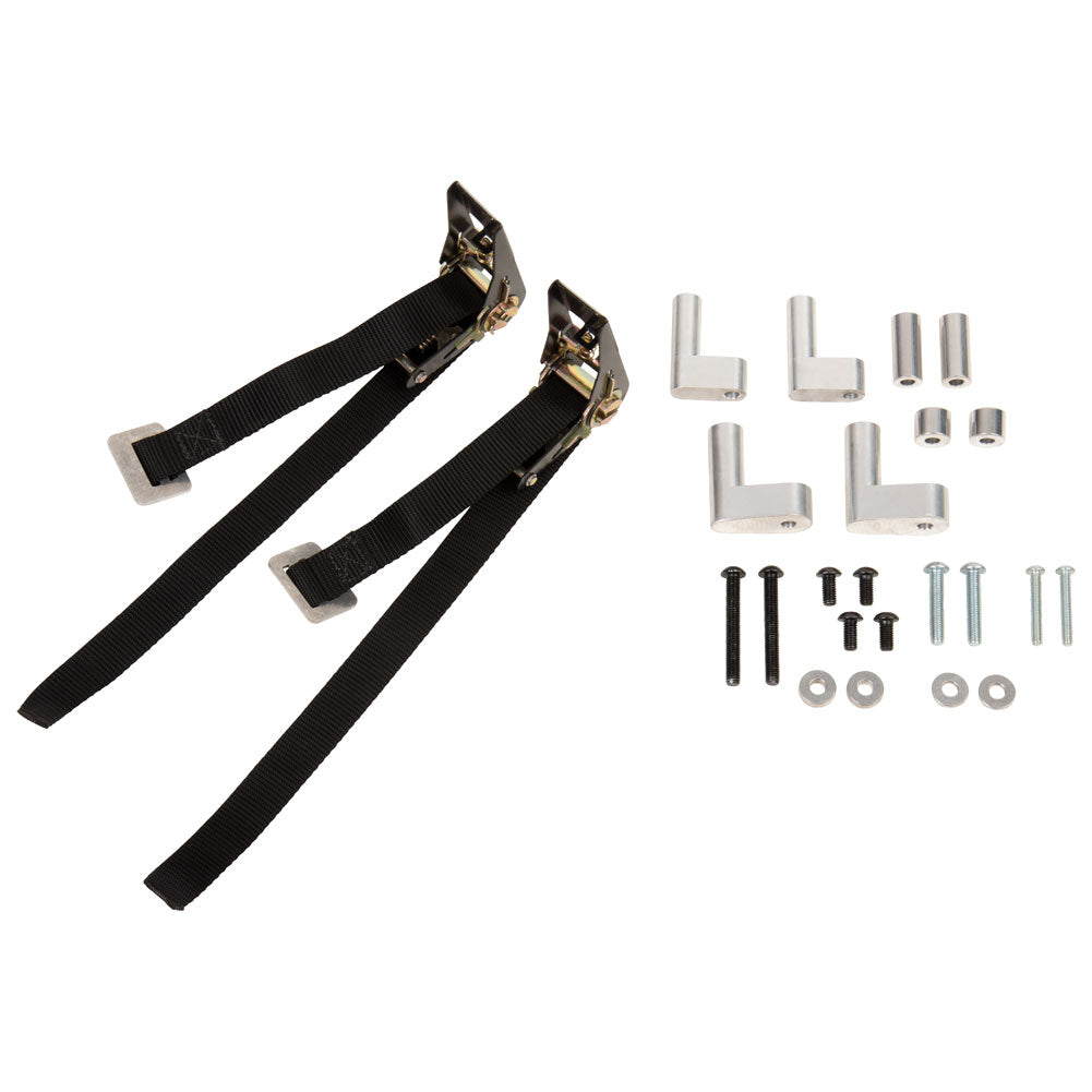 Tusk UTV Bed Cargo Rack Black Powder Coated