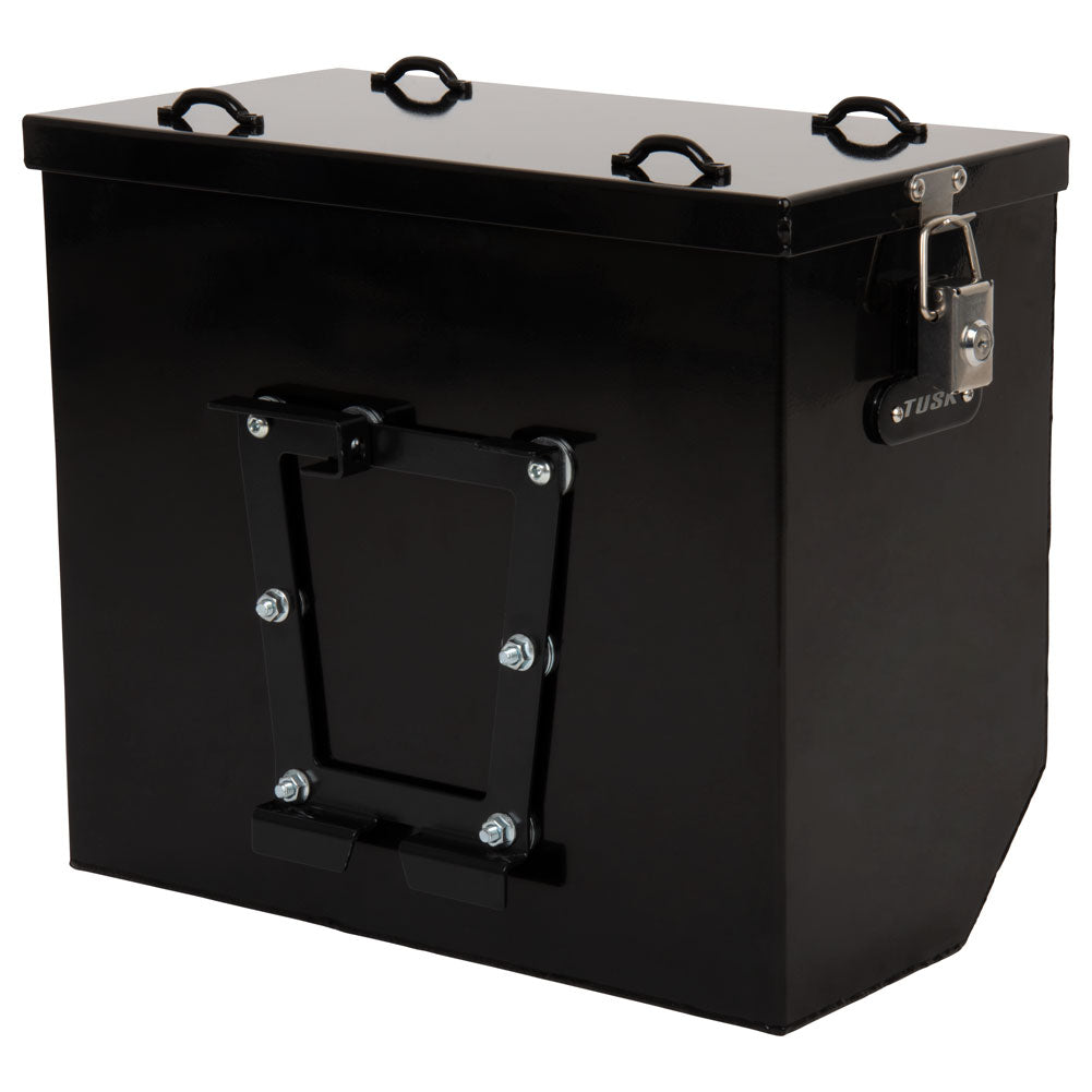Tusk UTV Quick Release Cargo System - Cage Mounted Medium Box Left & Right Pair Black