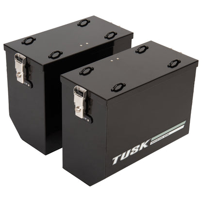 Tusk Aluminum Panniers with Pannier Racks