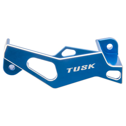 Tusk Rear Brake Caliper Support w/ Brake Disc Guard & Caliper Guard Kit Blue