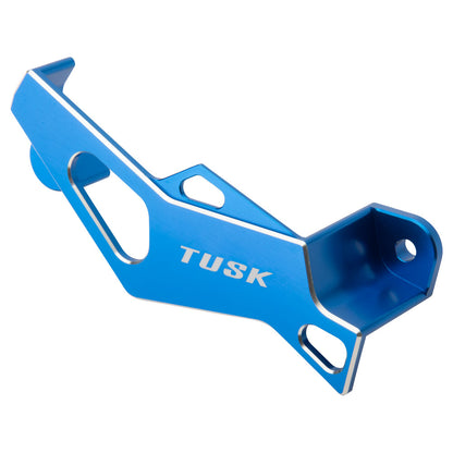 Tusk Rear Brake Caliper Support w/ Brake Disc Guard & Caliper Guard Kit Blue