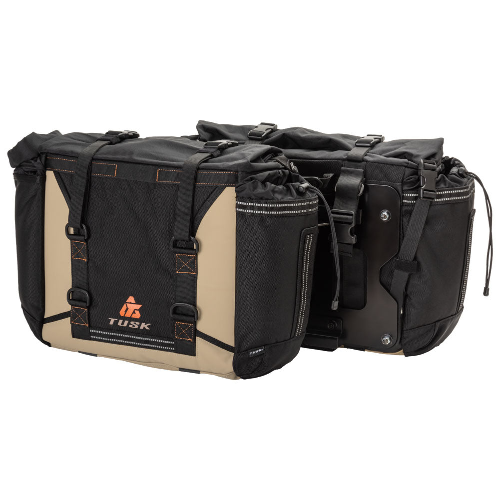 Tusk Pannier Racks With Olympus Pannier Bags