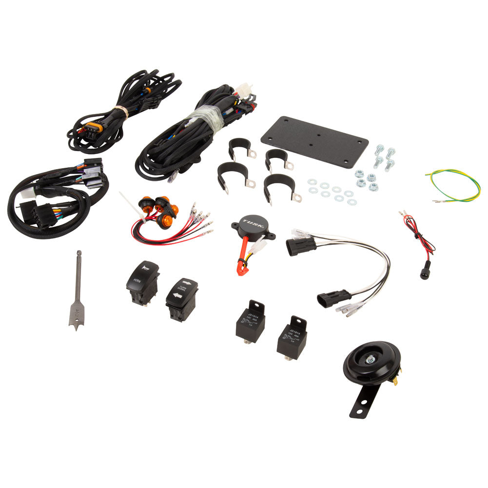 Tusk Plug and Play UTV Signal & Horn Kit with Button Lights