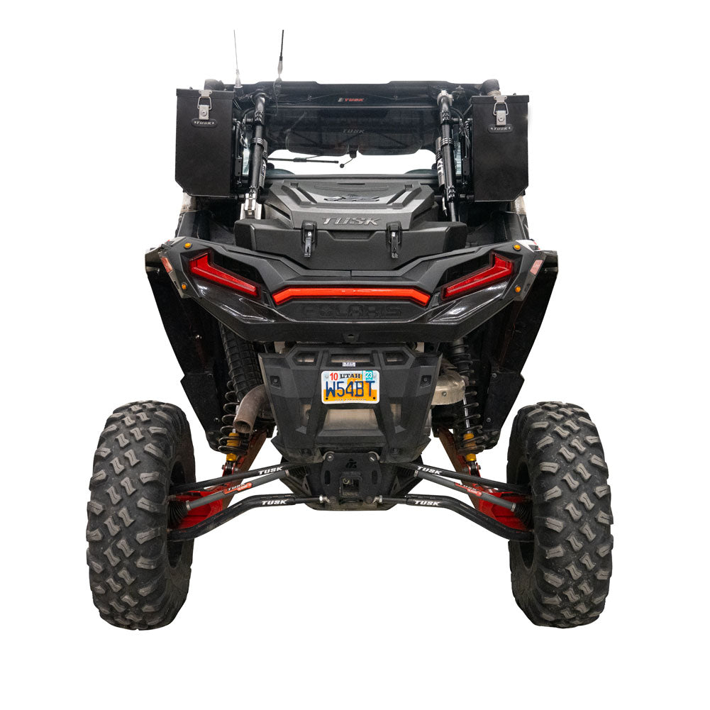Tusk UTV Quick Release Cargo System - Cage Mounted Medium Box Left & Right Pair Black