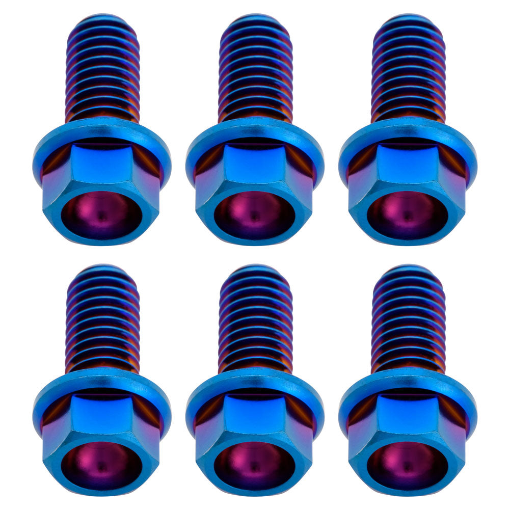 Tusk Titanium Rotor Bolt Kit Burnt Blue