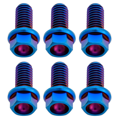 Tusk Titanium Rotor Bolt Kit Burnt Blue