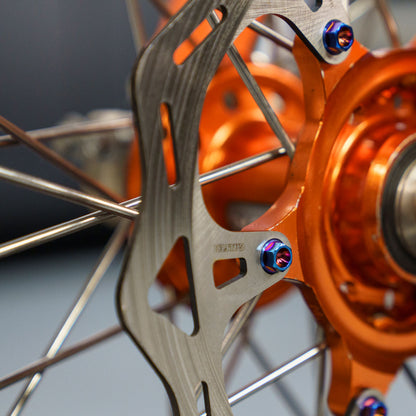 Tusk Titanium Rotor Bolt Kit Burnt Blue