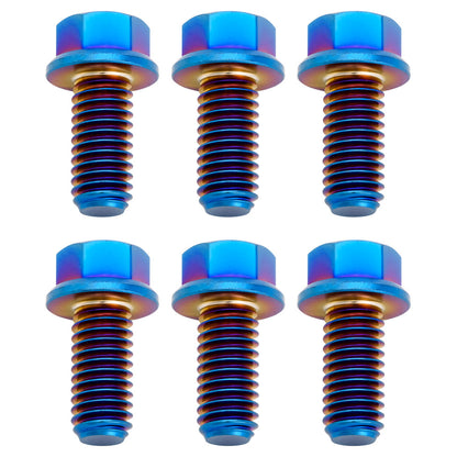 Tusk Titanium Rotor Bolt Kit Burnt Blue