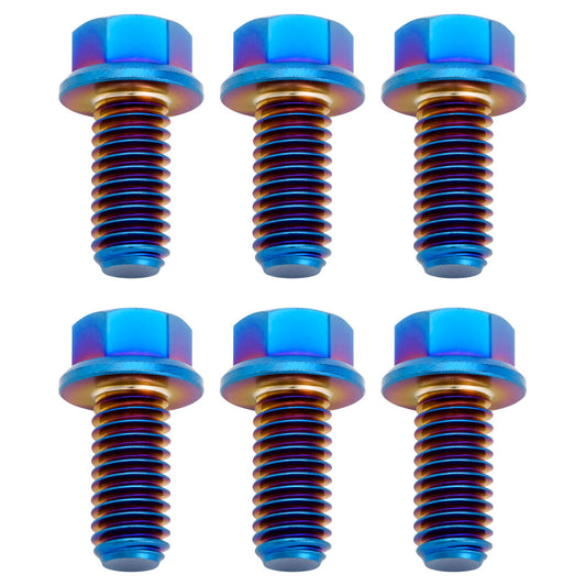 Tusk Titanium Rotor Bolt Kit Burnt Blue