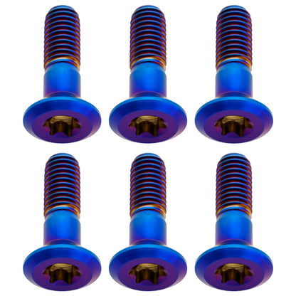 Tusk Titanium Sprocket Bolt Kit Burnt Blue