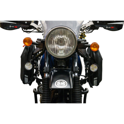 Tusk Sidekick Tank Saddlebag Kit for RE Himalayan Black/Grey