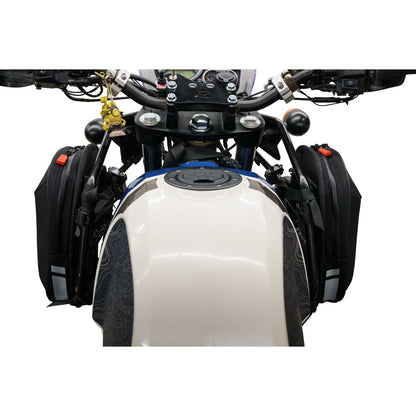 Tusk Sidekick Tank Saddlebag Kit for RE Himalayan Black/Grey