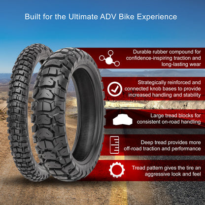 Tusk 2Track Adventure Tire Front 90/90-21 (54T)