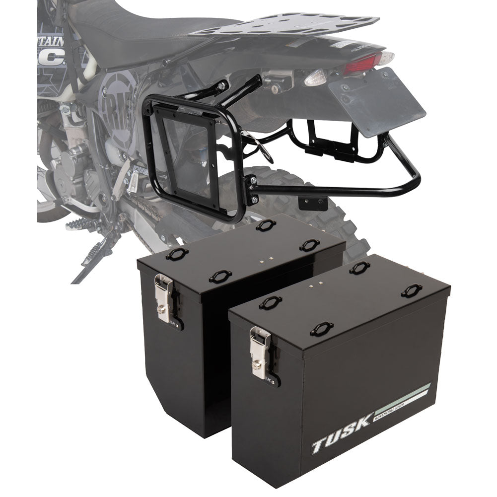 Tusk Aluminum Panniers with Pannier Racks