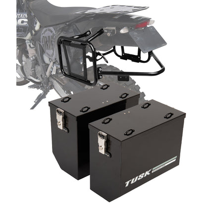 Tusk Aluminum Panniers with Pannier Racks
