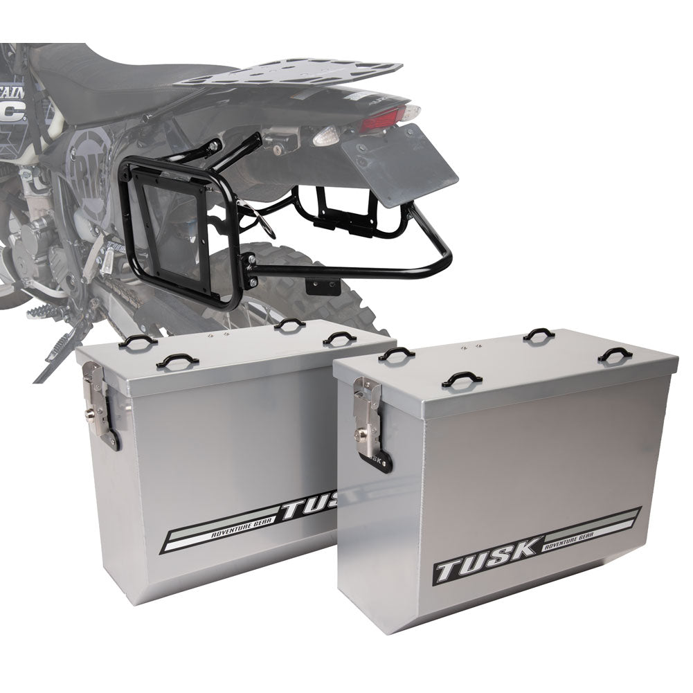 Tusk Aluminum Panniers with Pannier Racks