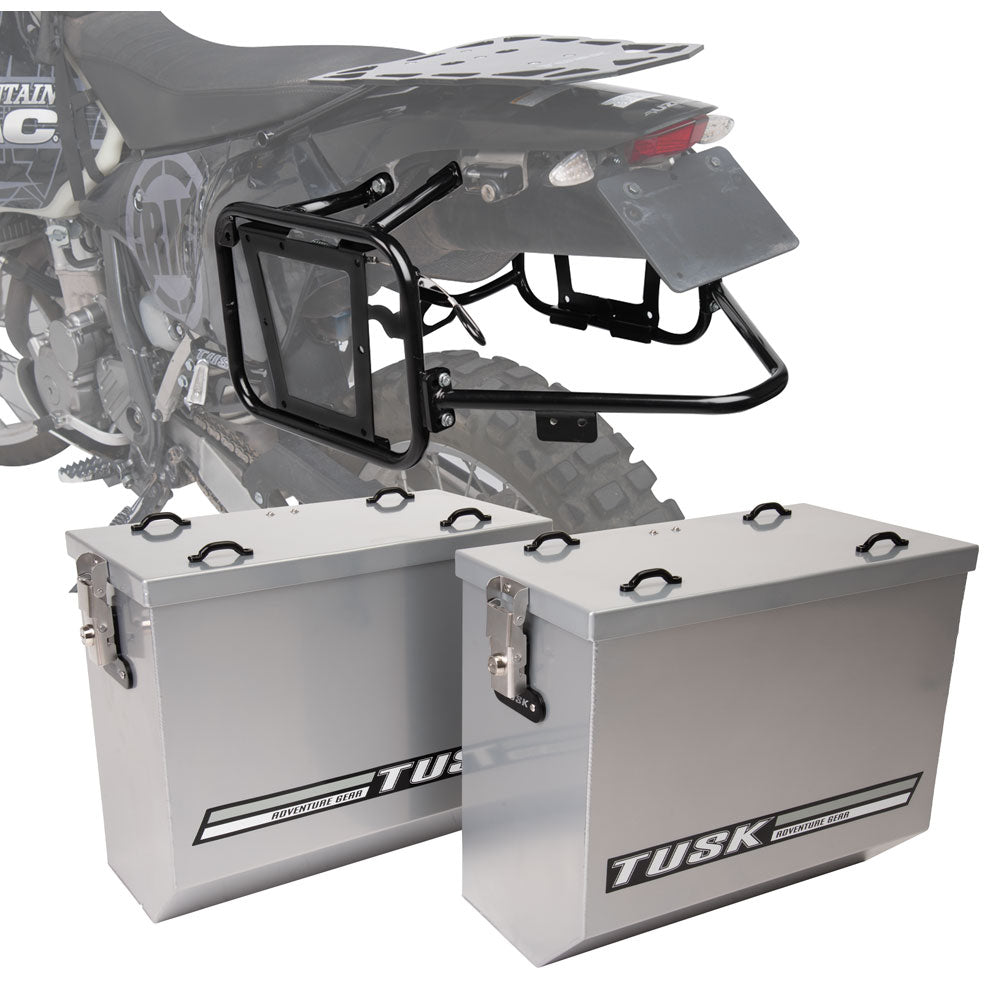 Tusk Aluminum Panniers with Pannier Racks
