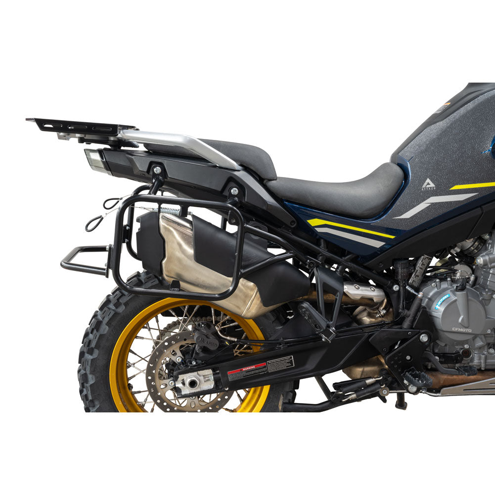 Tusk Pannier Racks with Nelson Rigg Sierra Dry Saddlebags Black