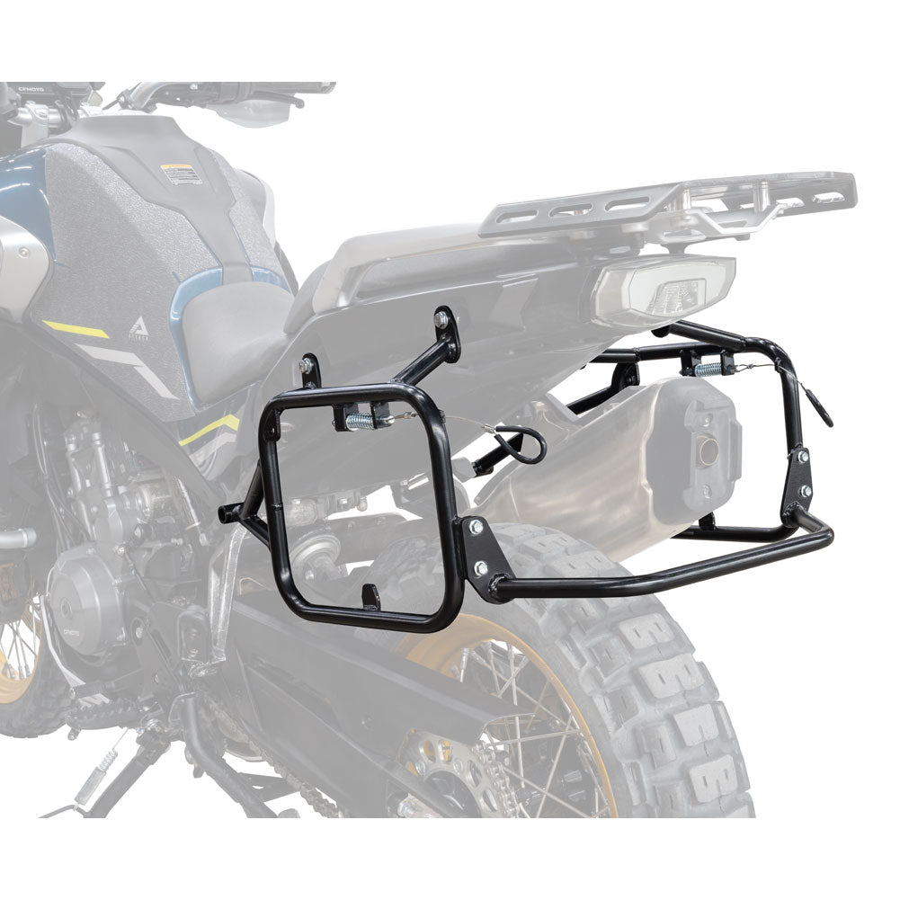 Tusk Pannier Racks with Nelson Rigg Sierra Dry Saddlebags Black