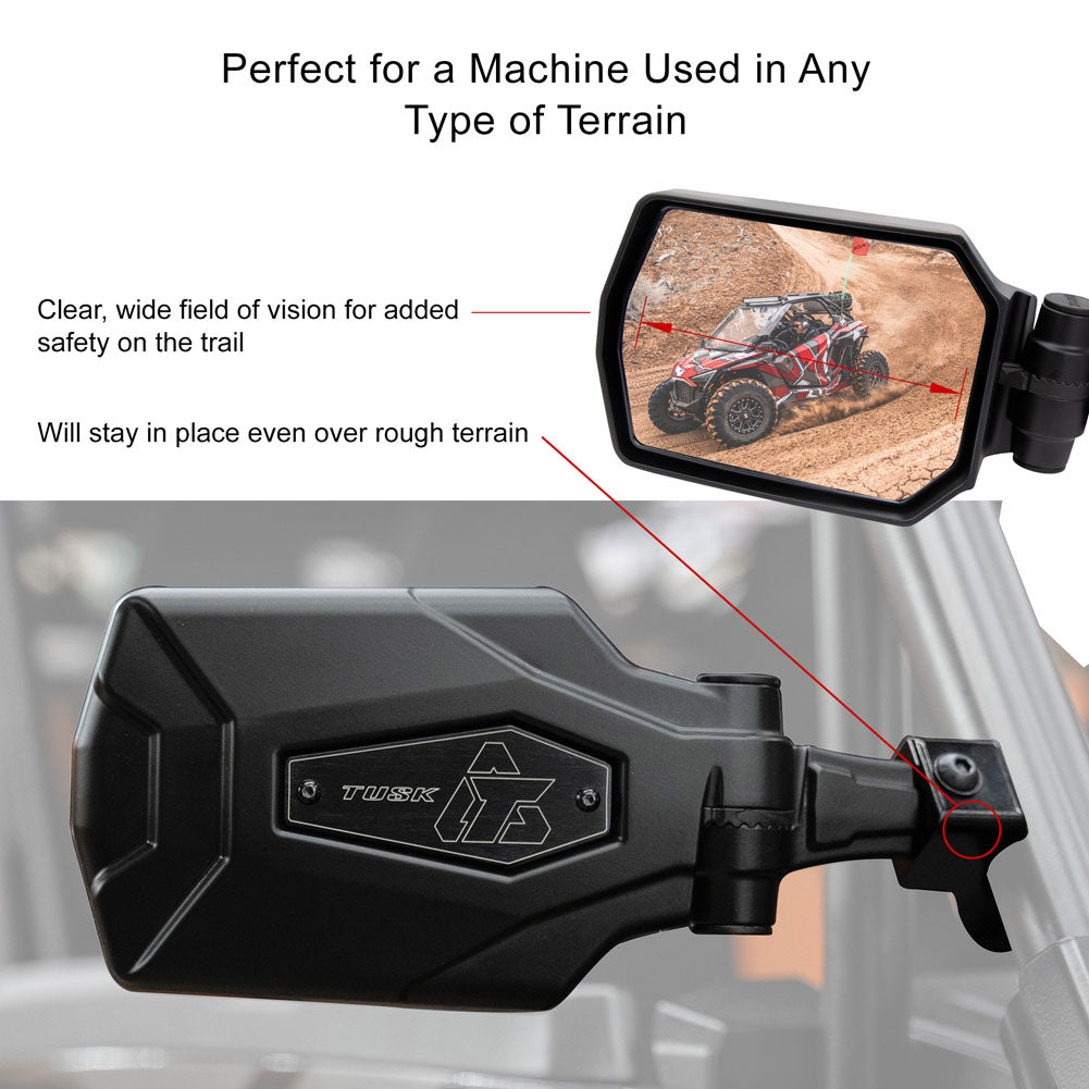 Tusk Pivot Folding Mirror Kit