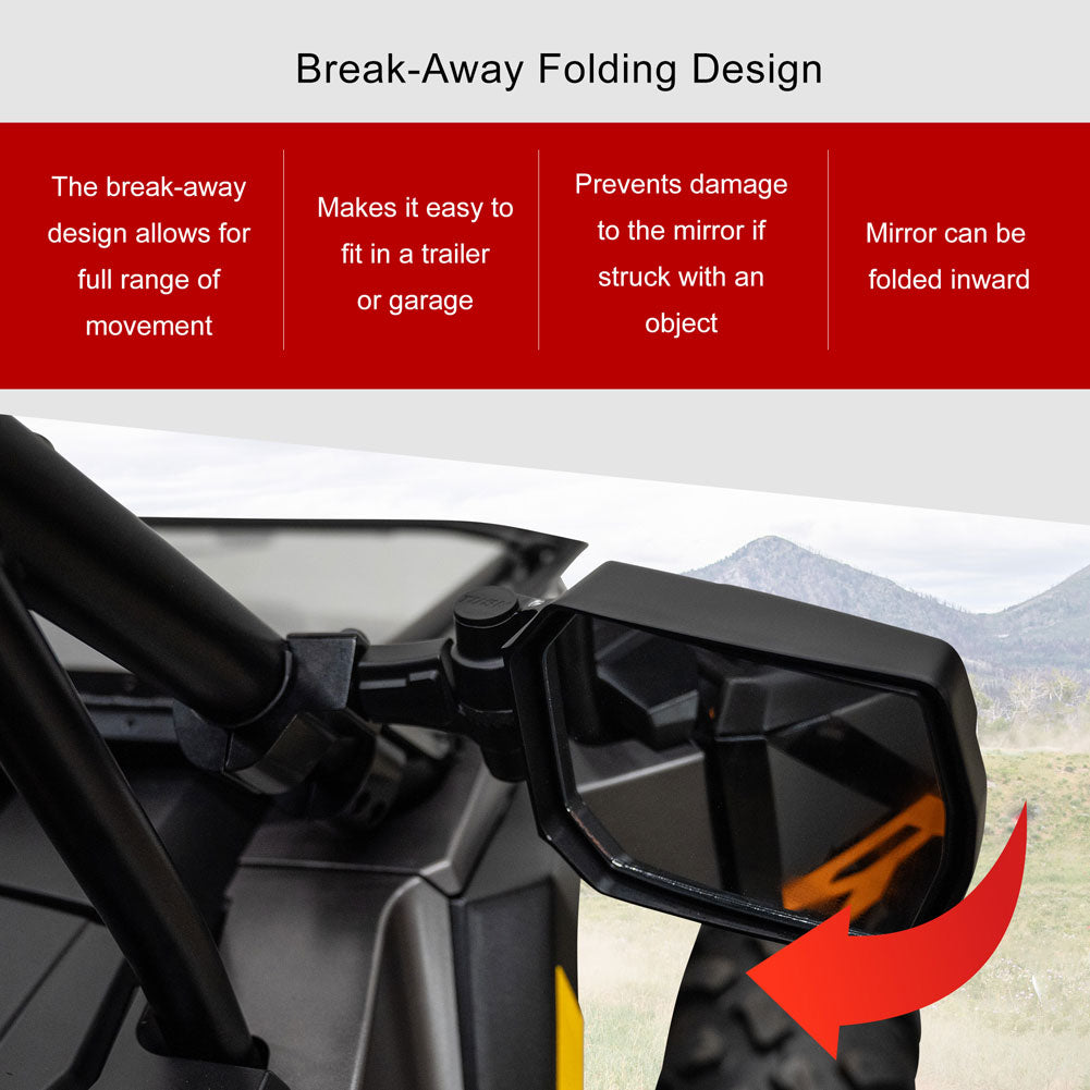 Tusk Pivot Folding Mirror Kit