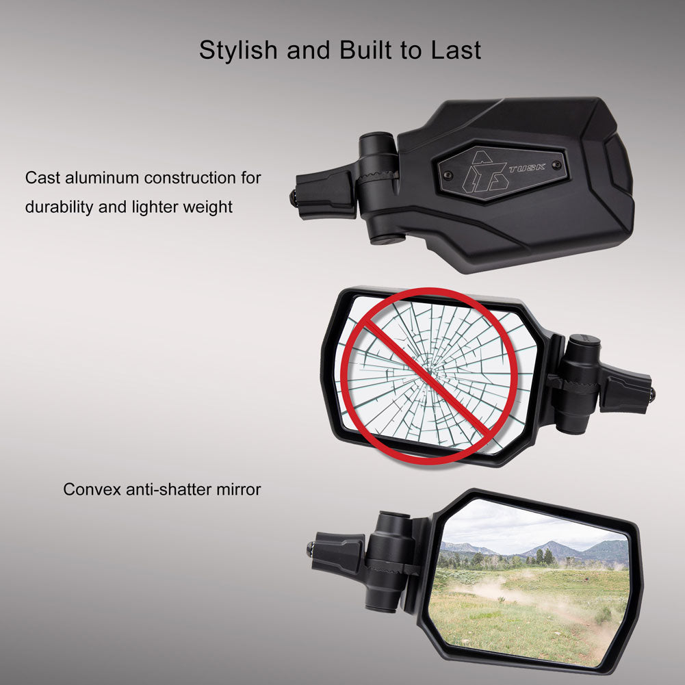 Tusk Pivot Folding Mirror Kit