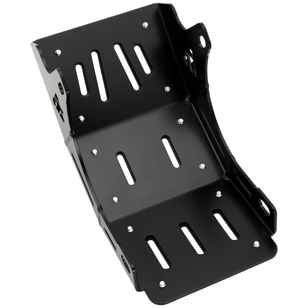 Tusk Quiet Glide E-Motorcycle Skid Plate Black